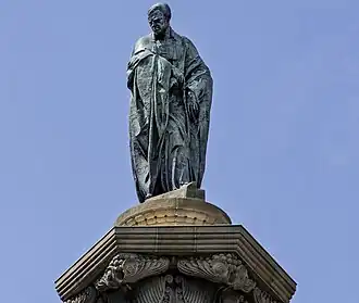 Statue de Jacint Verdaguer par Joan Borrell i Nicolau à Barcelone