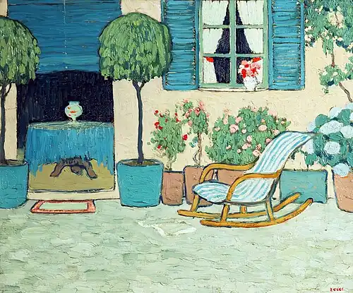 La chaise à bascule, 1913 Musée national d'Art de Catalogne