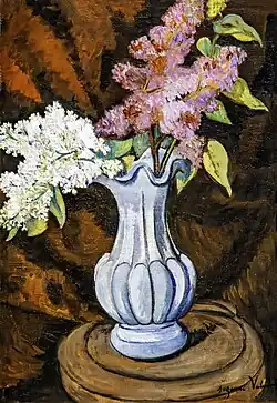 Vase de fleurs  (1934) Collection de David E. Weisman et Jacqueline E. Michel musée de Montmartre.