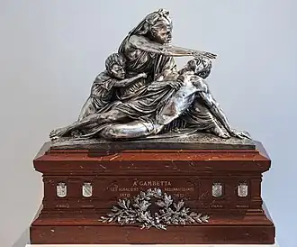 A Gambetta, les Alsaciens reconnaissants - Auguste Bartholdi - 1872