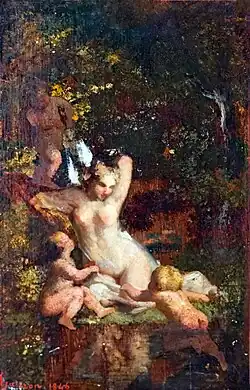 Baigneuse lutinée par des amours, 1846 - Musée de Cahors Henri-Martin