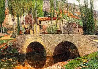 Le pont de Labastide-du-Vert (63.2x88)