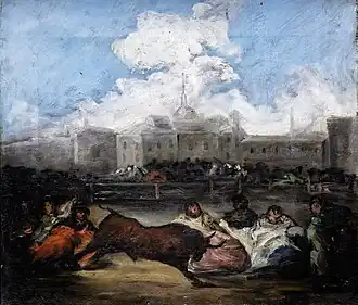 Eugenio Lucas Velázquez, Course de taureaux