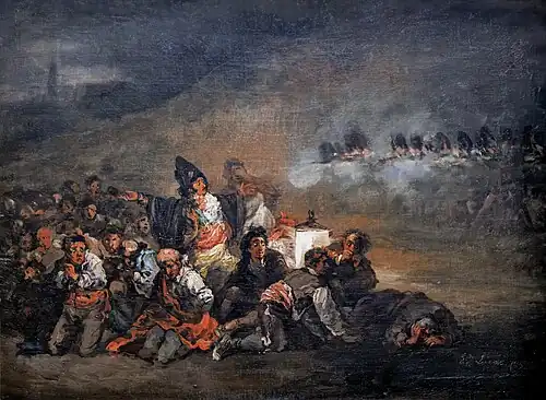 Eugenio Lucas Velázquez, La Fusillade (1869)