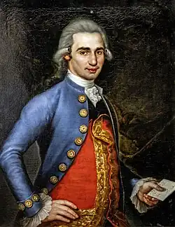 Homme tenant une lettre, 1771 - Musée Goya