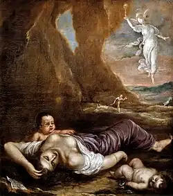 Pedro Atanasio Bocanegra, L'Allégorie de la peste