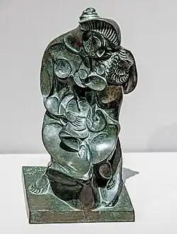 Pablo Gargallo, Maternité en creux, 1922.