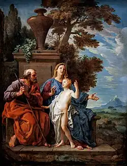 Michel-Ange Houasse, La Sainte Famille (vers 1720).