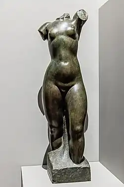 Torse de femme, bronze, 1934.