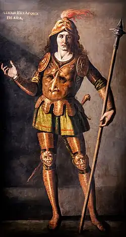 Francisco de Zurbarán, Portrait d'Alvar Belasquez de Lara