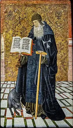 Pedro García de Benavarre, Saint Antoine.