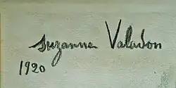 signature de Suzanne Valadon