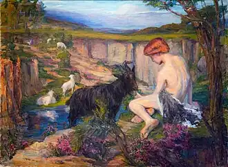 Allégorie de l'été - Pauline Adour début XXe