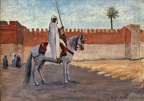 Cavalier sous les remparts de Marrakech - Musée des Beaux-Arts de Gaillac