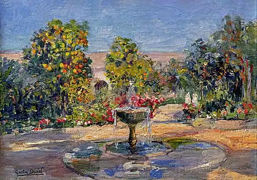 Jardin oriental et fontaine - Musée des Beaux-Arts de Gaillac