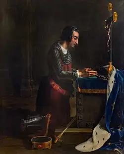 Saint Louis en prière - Fortuné Dufau