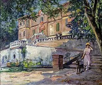 Promenade dans le parc Foucaud à Gaillac, vers 1910, Musée des Beaux-Arts de Gaillac