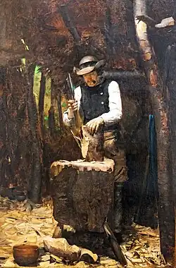 Le Sabotier breton (1883), Marseille, musée des Civilisations de l'Europe et de la Méditerranée.