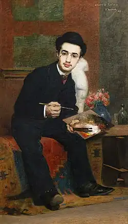 Portrait de Henri de Toulouse-Lautrec (1883), musée des Augustins de Toulouse.