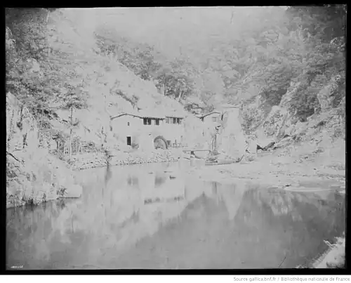 Le Creux de l'enfer près de Thiers en Auvergne, 1854.