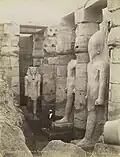Louxor, statue de Ramsès II.