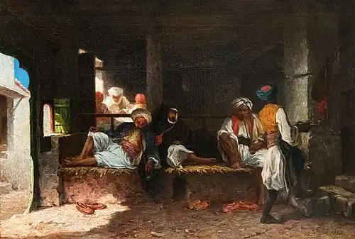 Café à Constantine - Musée des Beaux-Arts de Narbonne