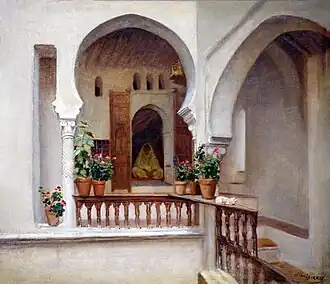 Femme dans un intérieur à Alger - Paul-Albert Girard