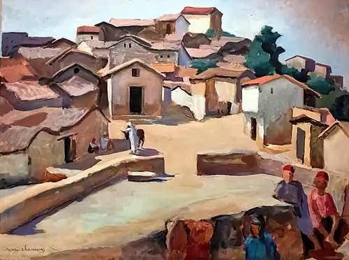 Place de village kabyle - Musée des Beaux-Arts de Narbonne