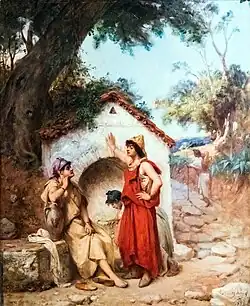 Algériennes autour de la fontaine (vers 1886), Musée des Beaux-Arts de Narbonne.