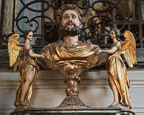 Buste-reliquaire de saint Philippe.