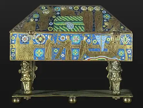 La châsse de la Vraie Croix.