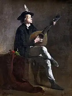 Le Musicien, 1862, Glasgow, Collection Burrell.