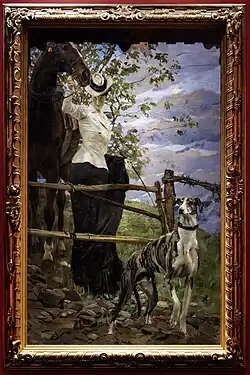 Amazzone, 1895, Raccolte Frugone, Gènes