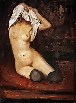 Femme se déshabillant (1922)