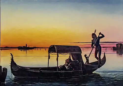 Gondole vénitienne - Musée Luigi Bailo Trévise