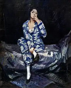 La cigarette (femme assise)  (1923)