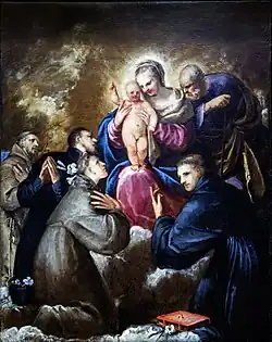 Vierge à l'Enfant avec les saints -  Musée civique de Ste Catherine à Trévise