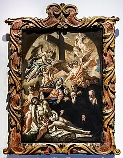 La Vierge présente le Christ mort aux Pères fondateurs de l'Ordre des Servites, Museo civico di Santa Caterina à Trévise