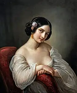 Flora (huile sur toile), par Natale Schiavoni