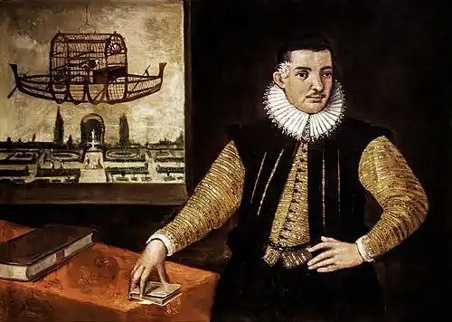 Portrait d'un gentleman dans un bureau - Museo Civico Santa Caterina Trévise