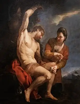 Saint Sébastien guéri par sainte Irène - Museo civico di Santa Caterina Trévise