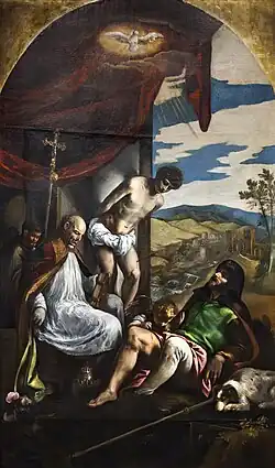 Saint Roch, Saint Sébastien et Saint Fabien - Museo Civico Santa Caterina Trévise