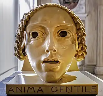 Âme douce (et Caractère fier),  1912 marbre et dorure - Ca' Pesaro Venise