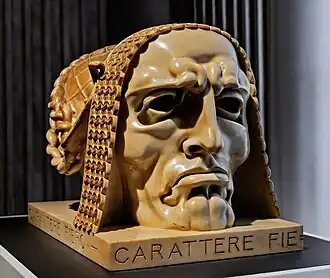 Caractère fier (et Âme douce),  1912 marbre et dorure - Ca' Pesaro Venise