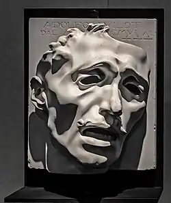 Masque de douleur (Autoportrait), plâtre original de 1899, Ca' Pesaro Venise