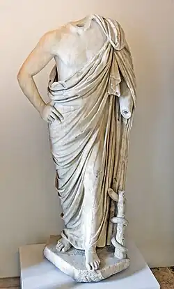 Esculape Copie romaine d'un original grec du IVe&nbsp;siècle&nbsp;av. J.-C.