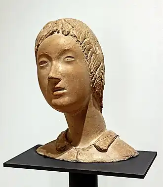 Portrait de Lillian Gish par Arturo Martini, 1913-1914