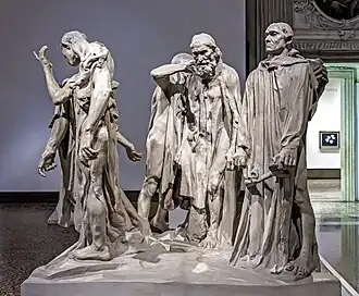 Les Bourgeois de Calais,  Auguste Rodin, 1901