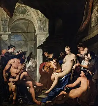 Hercules et Omphale par Antonio Bellucci