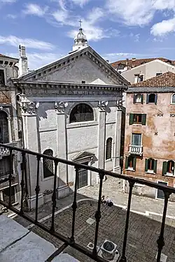 Campo San Beneto vu du dernier étage du Palais Fortuny